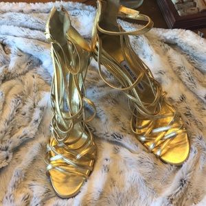 Strappy Manila Blahnik Sandal.  Size 41